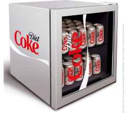HUSKY Diet Coke HUS-HY209-HU Drinks Cooler Silver